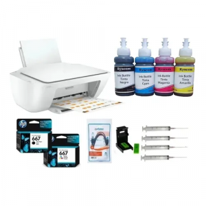 Impresora con kit de recarga hp